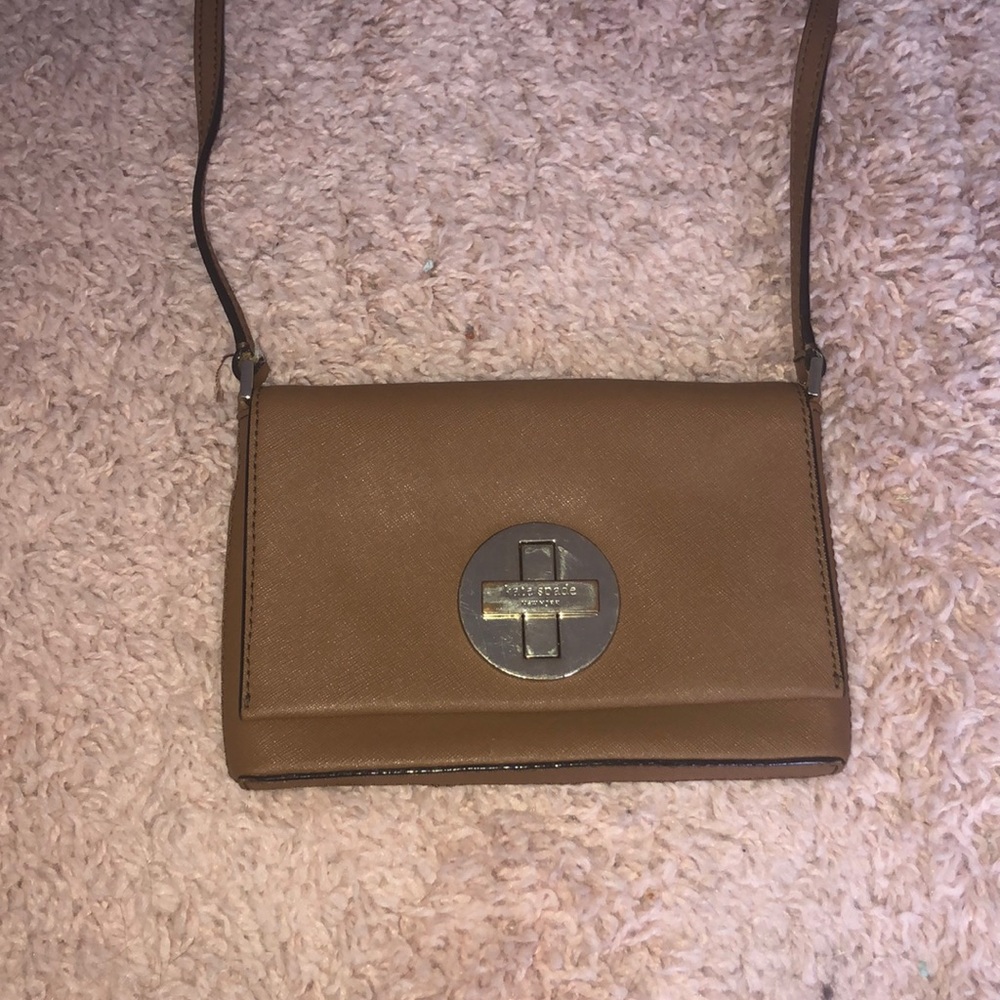 Kate spade brown crossbody purse
